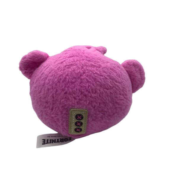 Fortnite Cuddle Team Leader Plush Pink Bear Head Epic Games 6" Russ - Picture 3 of 7